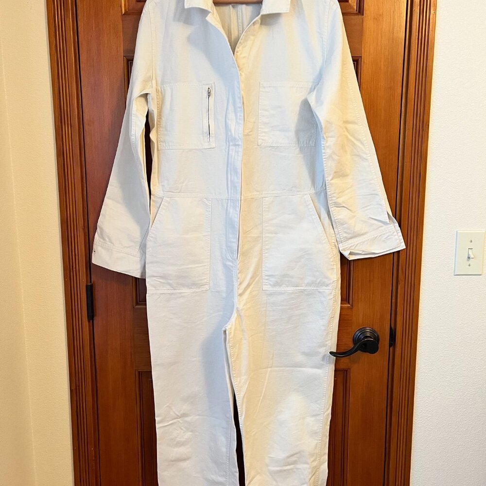 Station Jumpsuit in Color Salt - EUC
